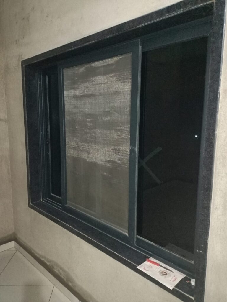 Granite window frame making by Lalchand Saini in Vadodara